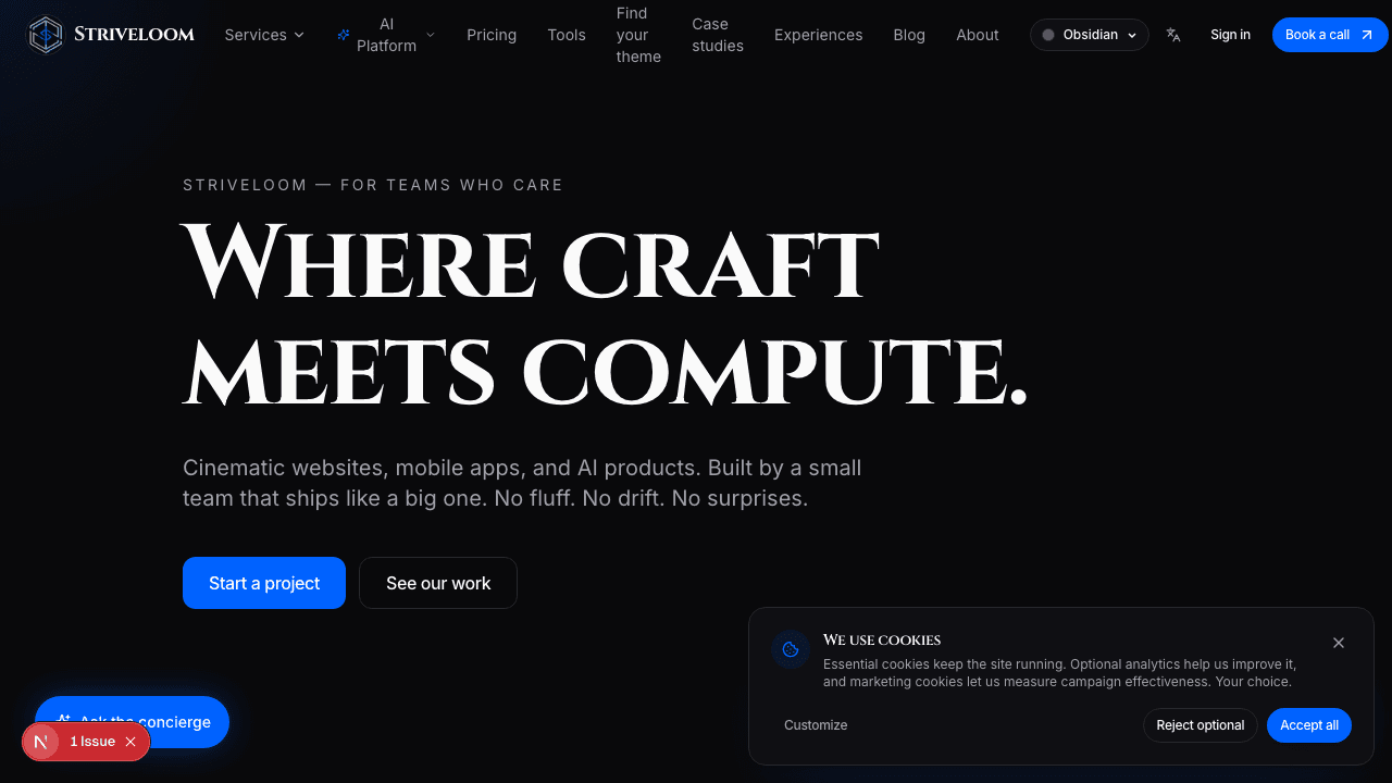 Obsidian theme screenshot